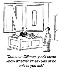 Yes or No Cartoon