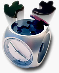 Exploding Puzzle Alarm Clock